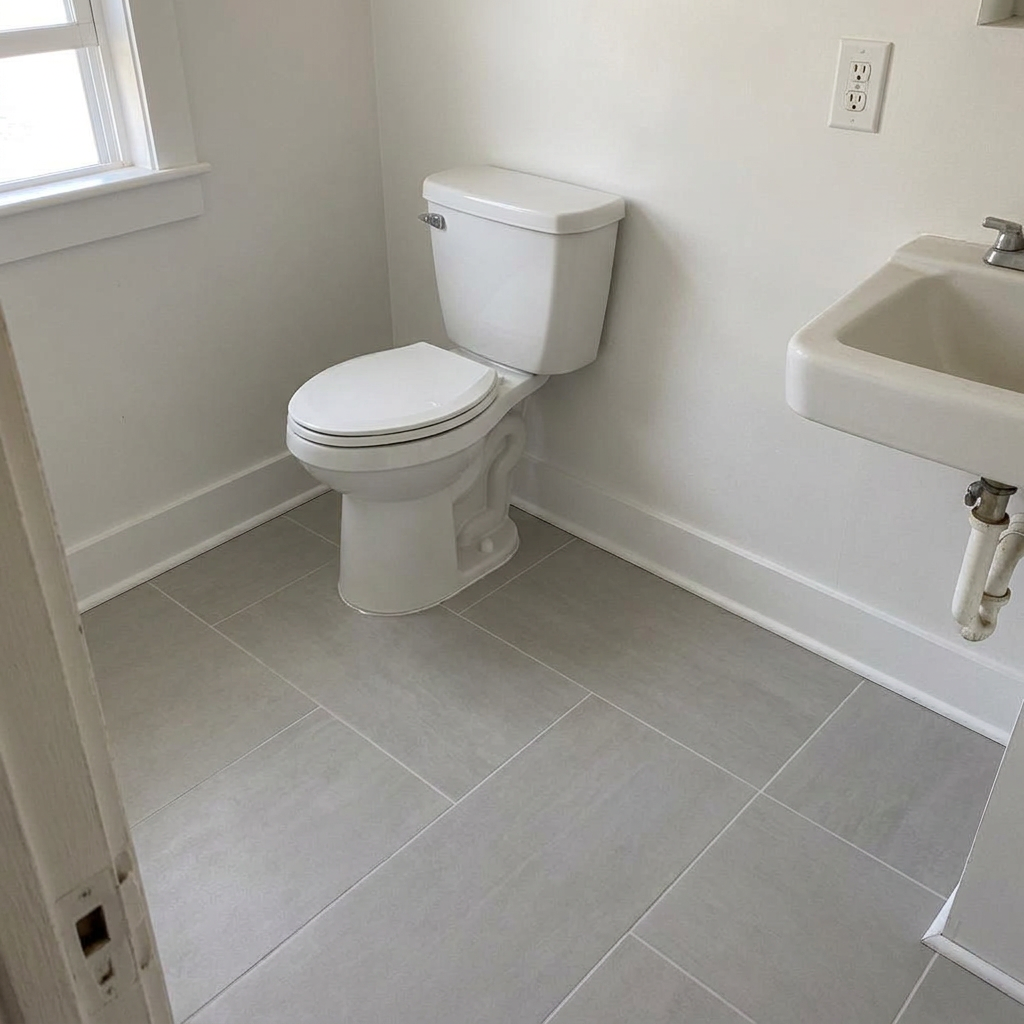 Tile Installation after — sample project preview